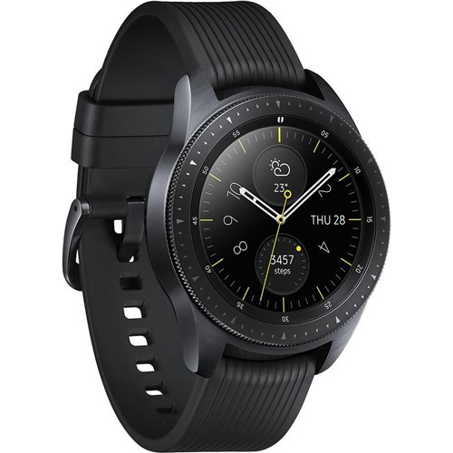 Smartwatch Samsung Galaxy Watch BT 42mm Pulseira de Silicone, Bluetooth 4.2 e 4GB Preto SM-R810