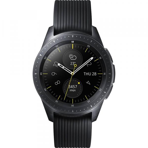 Smartwatch Samsung Galaxy Watch BT 42mm Pulseira de Silicone, Bluetooth 4.2 e 4GB SM-R810 Preto