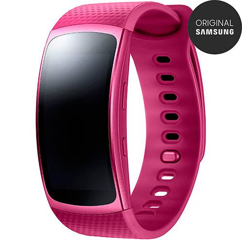 Tudo sobre 'Smartwatch Samsung Gear Fit 2 Pulseira P Rosa'