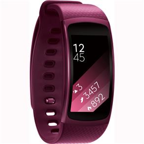 Smartwatch Samsung Gear Fit 2 SM-R3600 Rosa com Wi-Fi, GPS, Bluetooth e Sensor de Batimentos Cardíacos - Pulseira Pequena