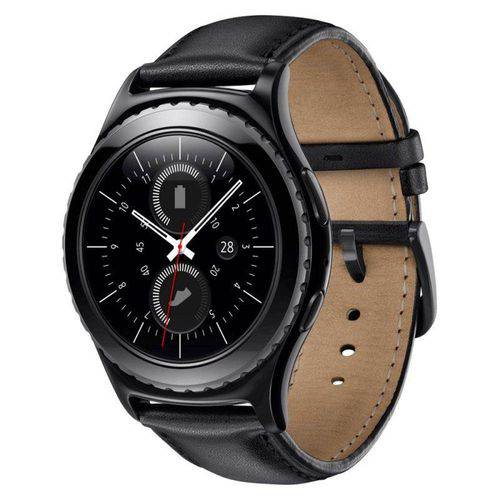 Smartwatch Samsung Gear S2 Classic Sm-R732 Preto Touch Screen com Monitor Cardíaco
