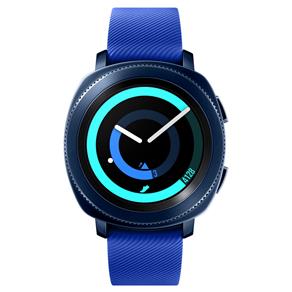 Smartwatch Samsung Gear Sport com Bluetooth, Wi-Fi, GPS, NFC e Sensor de Batimentos Cardíacos - Azul