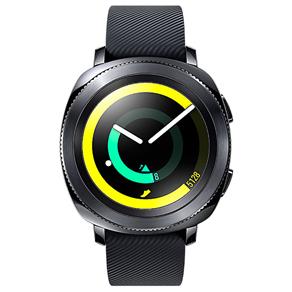 Smartwatch Samsung Gear Sport com Bluetooth, Wi-Fi, GPS, NFC e Sensor de Batimentos Cardíacos - Preto
