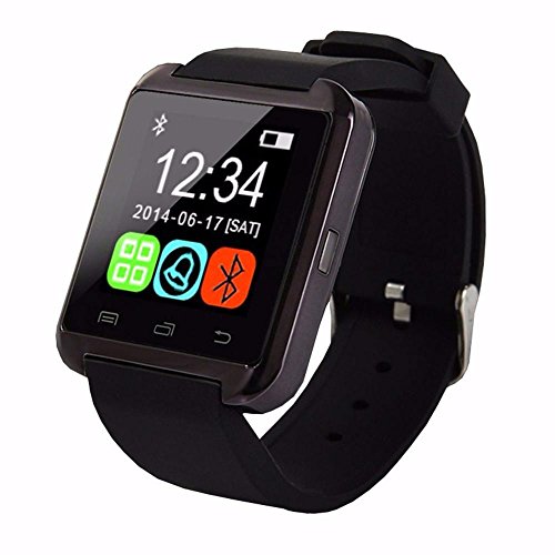 Smartwatch U8 Bluetooth Compativel com Android Touch Contador de Calorias - Preto