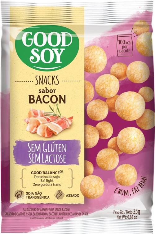 Snack de Soja Bacon 25g - Good Soy