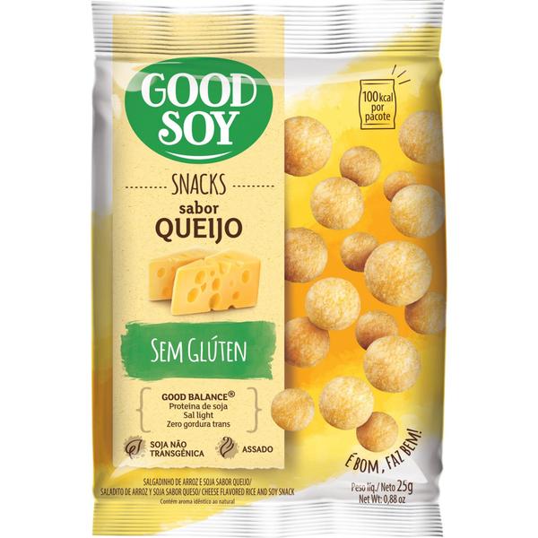 Snack Salgadinho de Soja Sabor Queijo 25g - GoodSoy