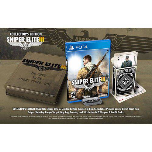Sniper Elite Iii Collectors Edition - Ps4