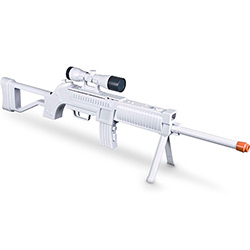 Tudo sobre 'Sniper Rifle P/ Wii - Branco - CTA'
