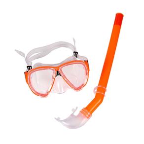 Snorkel com Máscara para Mergulho Belfix 39700 Premium Laranja - Laranja - Único
