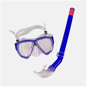 Snorkel com Máscara Premium Azul