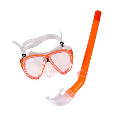Snorkel com Máscara Premium Laranja - Belfix 39700