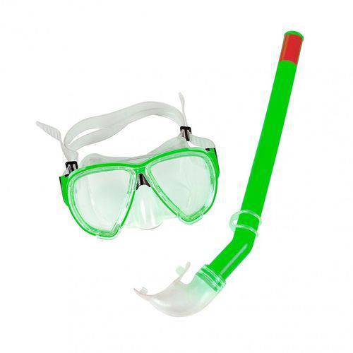 Snorkel com Máscara Premium Verde Belfix 3970