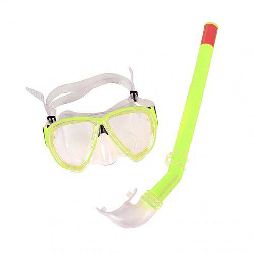 Snorkel com Máscara Premium Verde Limão Belfix 39700