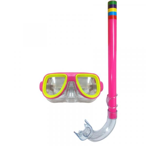 Snorkel com Máscara Rosa- Belfix 39800