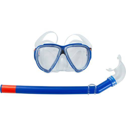 Snorkel e Máscara para Mergulho Belfix 39700 Premium Azul