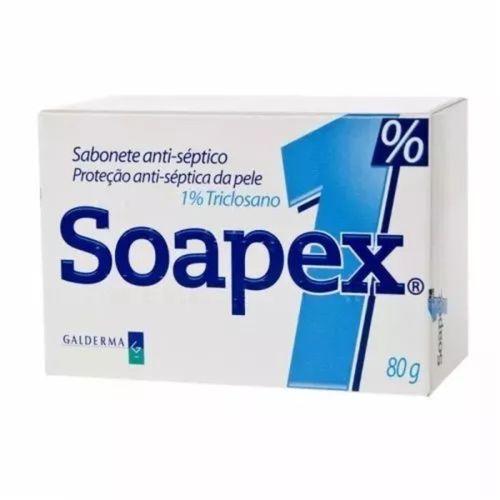 Soapex 1% Sabonete Barra Antisséptico 80g - Galderma