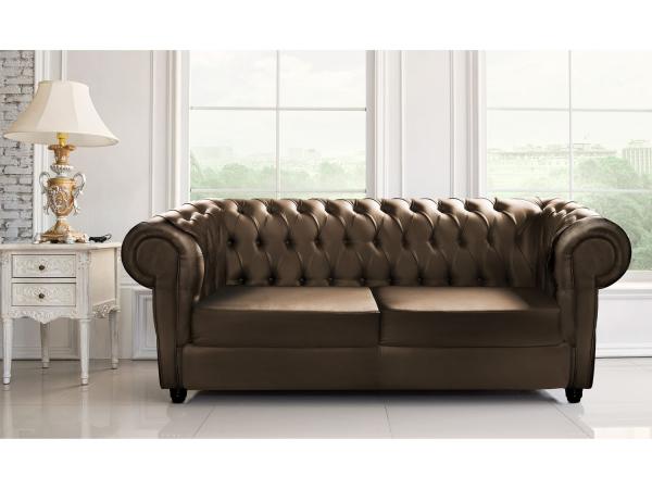 Sofá 3 Lugares Couríssimo Master New Chesterfield - Castor