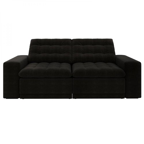 Sofá 3 Lugares Retrátil e Reclinável Titan-legacy Sofas Preto