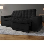 Sofá 3 Lugares Retrátil e Reclinável Titan-Legacy Sofas - Preto