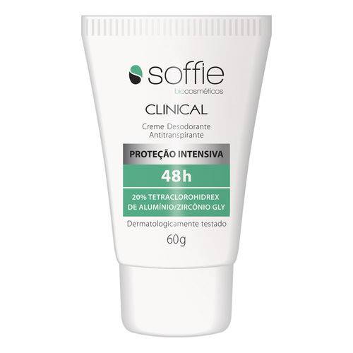 Soffie Clinical Creme Desodorante Antitranspirante - 60g