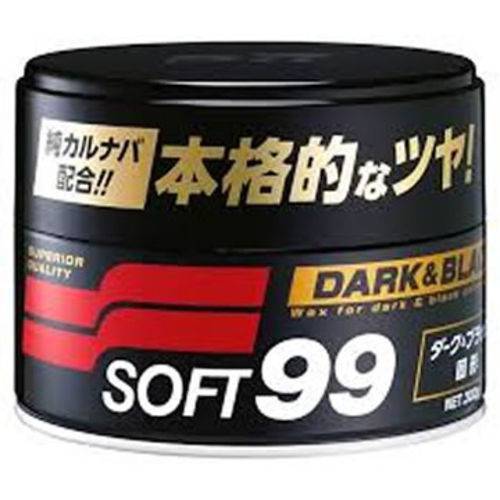 Soft99 Dark & Black Paste Wax Cera de Carnaúba Premium - 300g