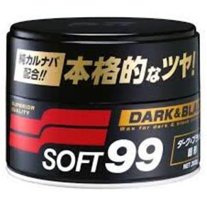 Soft99 Dark & Black Paste Wax Cera de Carnaúba Premium - 300g