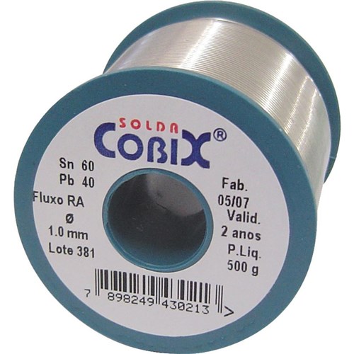 Solda Cobix 1.0Mm 60X40 500G - Cobix