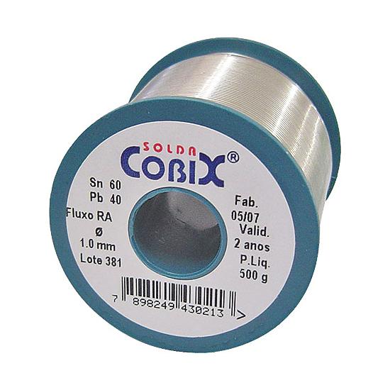Solda Cobix Azul Fio Cheio 60x40 (snxpb) 1.0mm 500gr