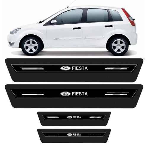Soleira Porta Platinum Fiesta 03 04 2005 Á 2013 2014 - Preto