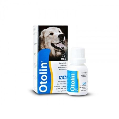 Solução Otológica Otolin para Cães e Gatos 15 Ml - Ucbvet