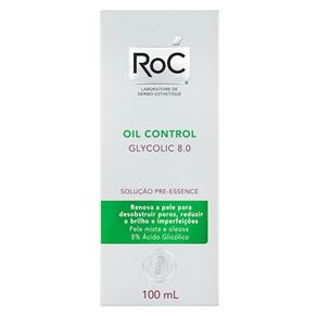 Soluçao para Limpeza Facial Roc Oil Control Glycolic 8.0 100ml