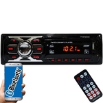 Auto Rádio Som Mp3 Player Automotivo Carro Bluetooth First Option 6660BSC Fm Sd Usb Controle