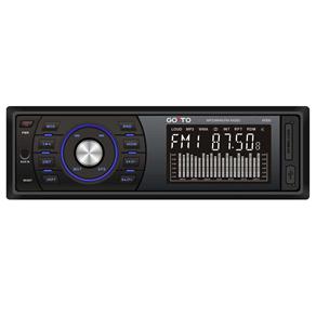 Som Automotivo Go To M300 CZ com Rádio FM, Entrada Auxiliar Frontal, USB e Slot para Cartão