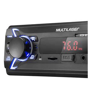 Som Automotivo MP3/4x25w/USB/SD/AUX/Bluetooth Multilaser - P3336