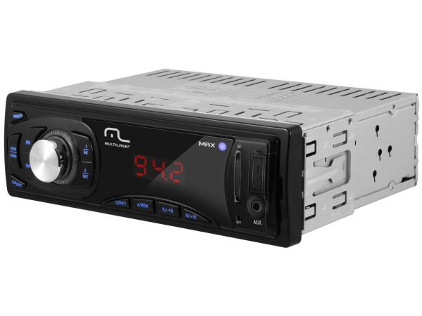 Som Automotivo Multilaser Max P3208 MP3 Player - Rádio FM Entrada USB Auxiliar/SD Card