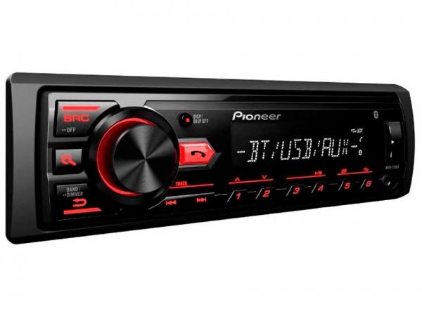 Som Automotivo Pioneer MVH-298BT Bluetooth - MP3 Rádio AM/FM USB Auxiliar