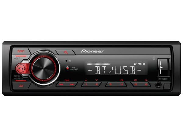Tudo sobre 'Som Automotivo Pioneer MVH-S218BT Bluetooth - MP3 Player Rádio AM/FM USB Auxiliar'