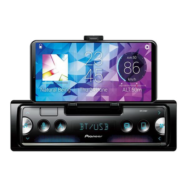 Som Automotivo Pioneer SPH-C10BT, Display LCD, Bluetooth, USB, Conexão Smartphone