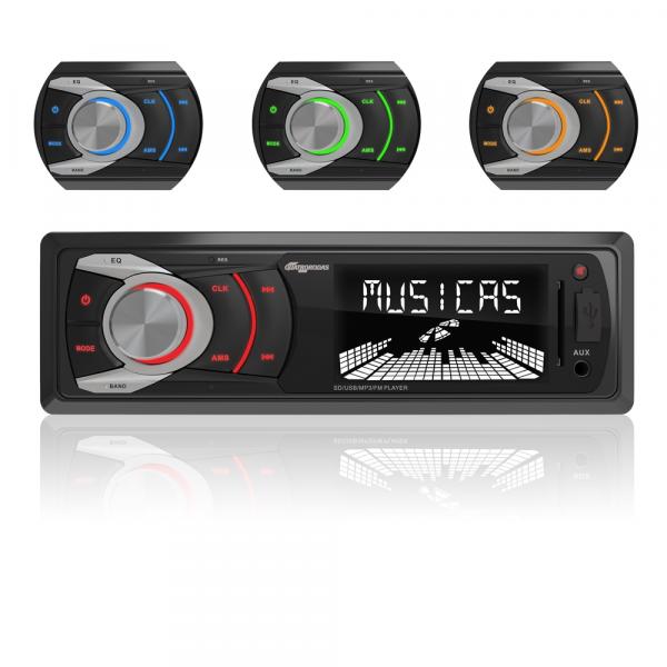 Som Automotivo Quatro Rodas MP3 Player MTC6608, USB, Auxiliar, Cartão SD e 7Wx4