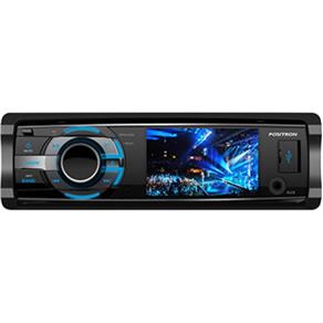 Som Automotivo SP4310AV, DVD Player, Tela LCD de 3", Reproduz MP3 e WMA, Entrada para Câmera de Ré - Pósitron