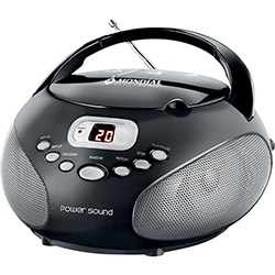 Tudo sobre 'Som Portátil Mondial BX-09 - 3,2w Entrada Auxiliar, MP3 Link, Rádio AM/FM'