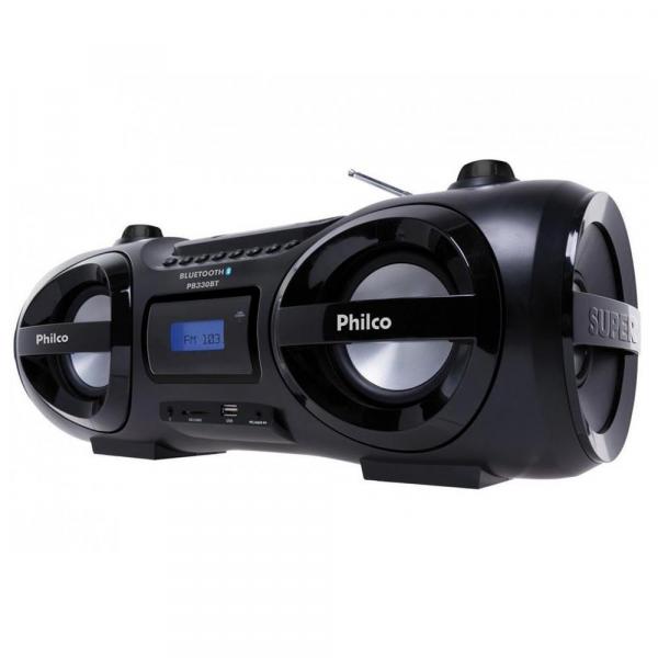 Som Portátil Philco PB330BT, Rádio FM, MP3, USB, SD, Auxiliar, Bluetooth - Bivolt