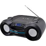 Som Portátil Philco PB121BT CD Player Rádio FM Entradas Aux/USB 12W Preto