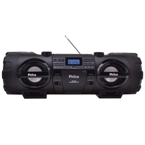 Som Portátil Philco Pb500bt N, Bluetooth, Usb, Auxiliar, Rádio Fm - Bivolt