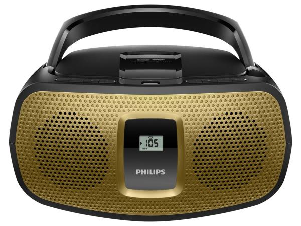 Tudo sobre 'Som Portátil Philips FM Soundmachine - USB MP3/CD'