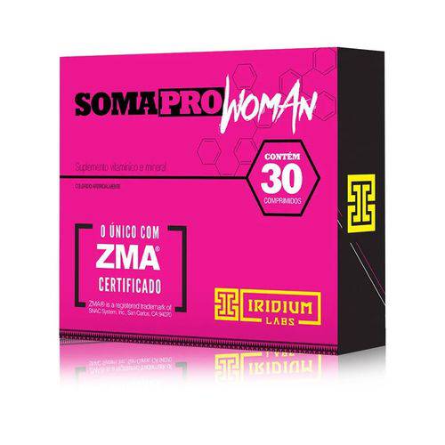 Tudo sobre 'Soma Pro Woman ZMA 30 Caps - Iridium Labs'