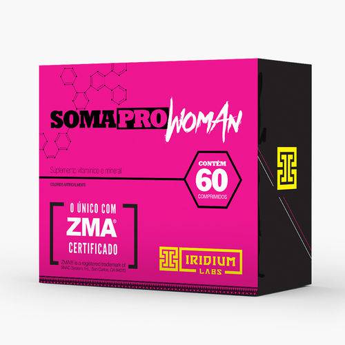 Tudo sobre 'Soma Pro Woman ZMA 60 Comps Iridium Labs'