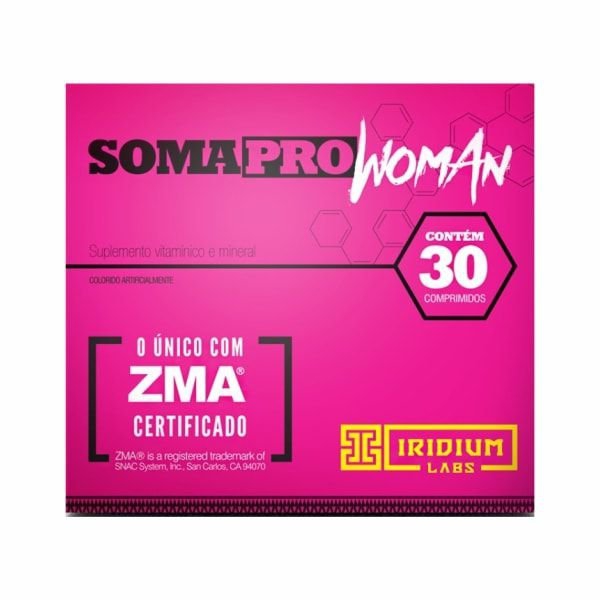 SomaPro Woman ZMA - 30 Comprimidos - Iridium Labs