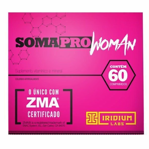 SomaPro Woman ZMA - 60 Comprimidos - Iridium Labs