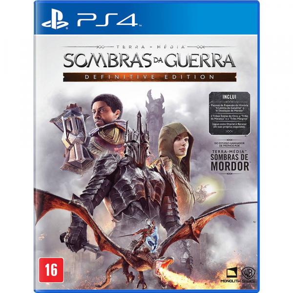 Sombras da Guerra Definitive Edition - PS4 - Sony